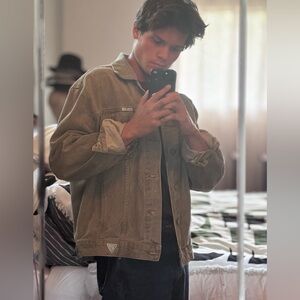 Men's Tan Denim Jacket